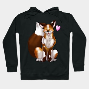 Foxy Friends: Piebald Hoodie